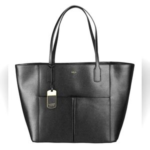 Lauren Ralph Lauren Newbury Shopper Tote Navy